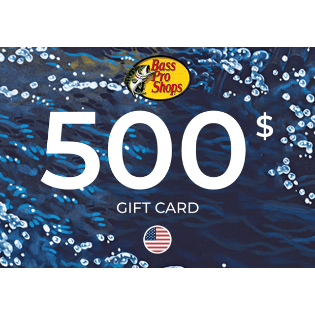 Bass Pro Shops Gift Card 500 USD