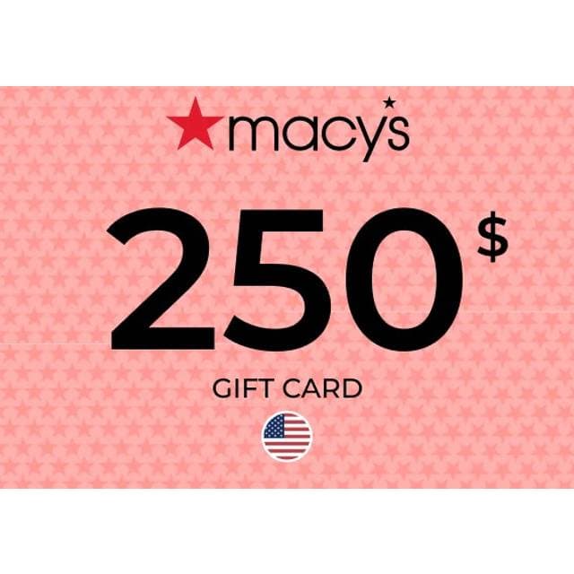Macy's Gift Card 250 USD