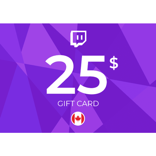 Twitch Gift Card 25 CAD Key