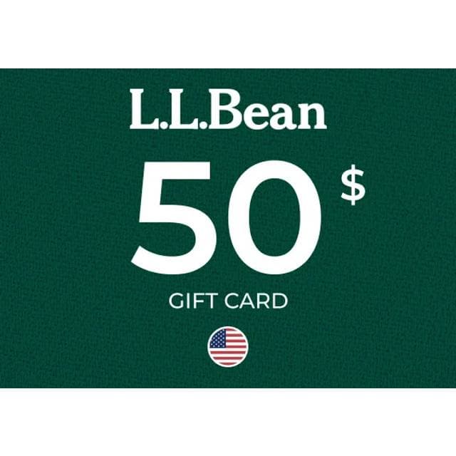 L.L.Bean Gift Card 50 USD