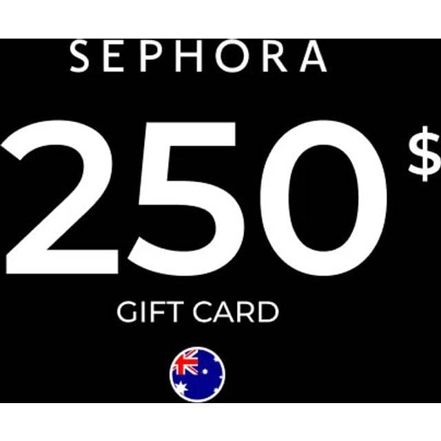 Sephora Gift Card 250 AUD