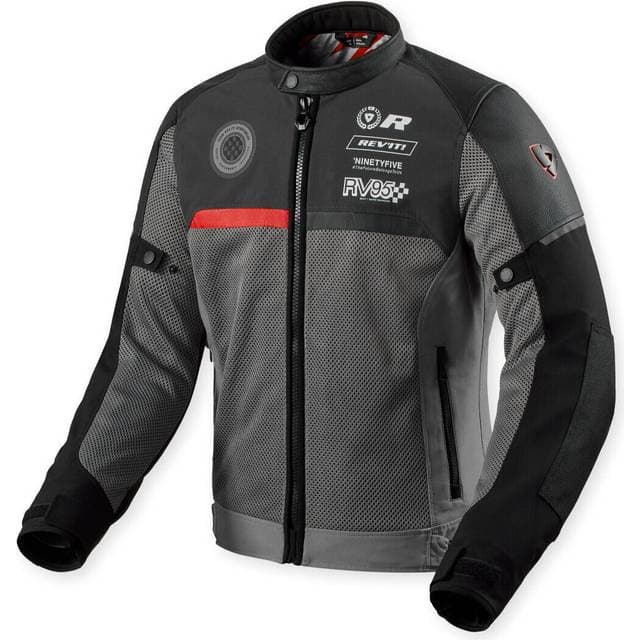 Rev'it! Swiftblade MC-Jakke - Sort/Rød Herre