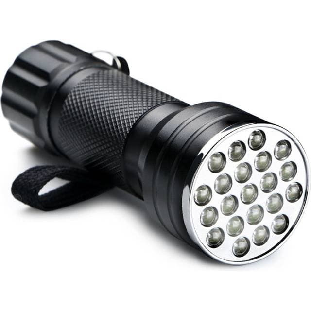 SiGN UV Lommelygte 21 LED Lamper 395NM