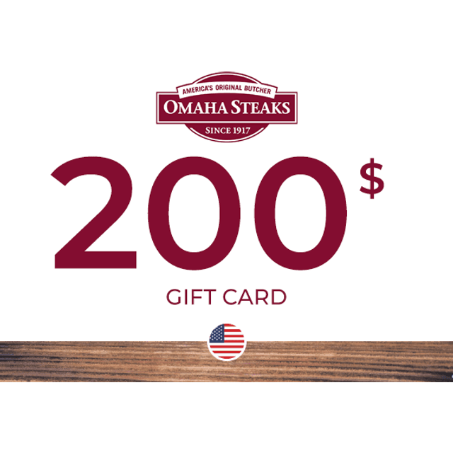 Omaha Steaks Gift Card 200 USD