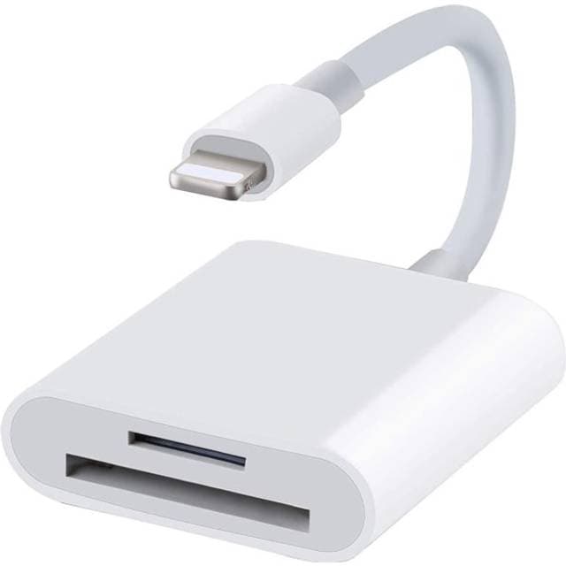 Lightning SD Kortinlukija iPhone Valkoinen