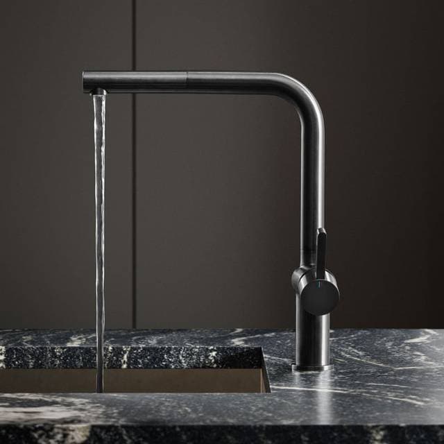 KWC Bevo E Køkkenarmatur Sort