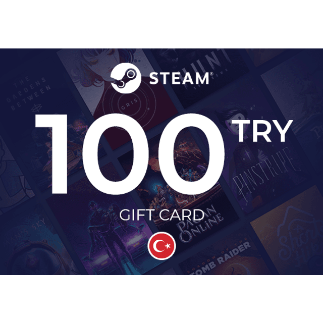 Steam Wallet Gift Card 100 TRY Key Turkey