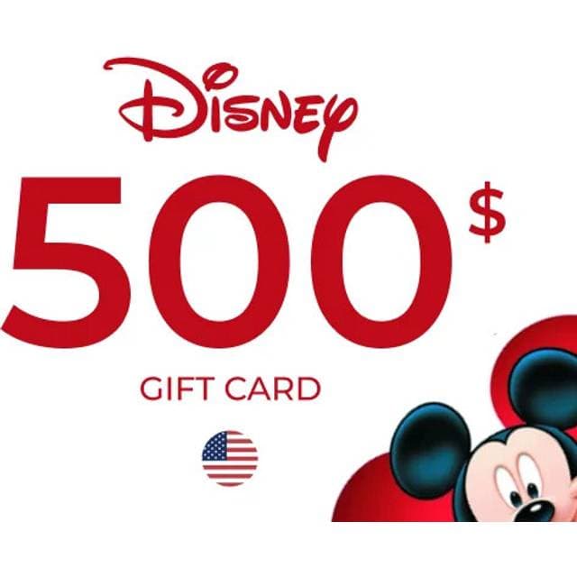 Disney Gift Card 500 USD