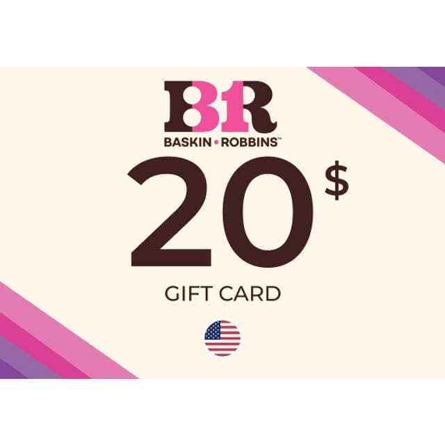 Baskin-Robbins Gift Card 20 USD