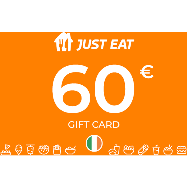 Just Eat Gift Card 60 EUR