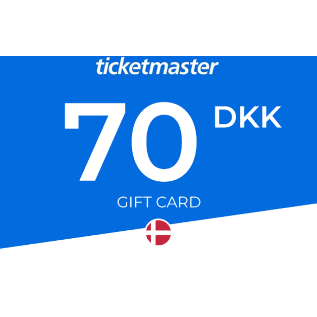 Ticketmaster Gift Card 70 DKK
