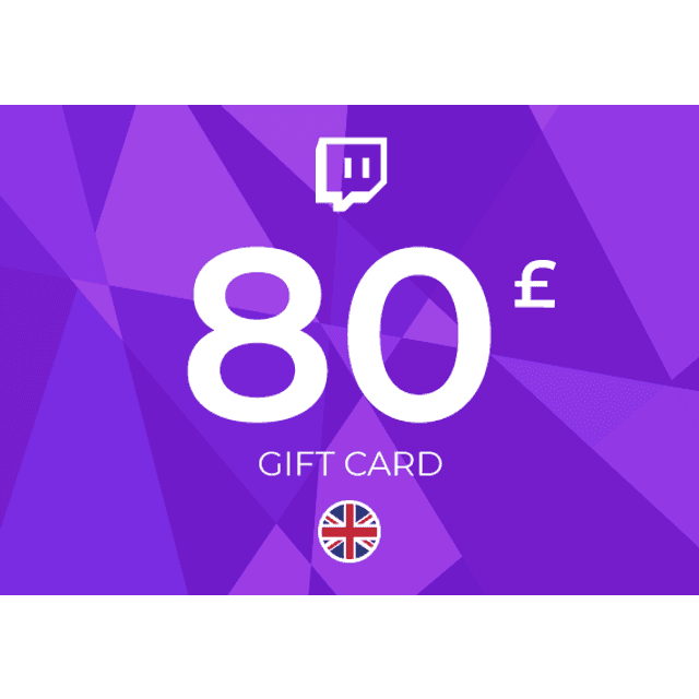 Twitch Gift Card 80 GBP