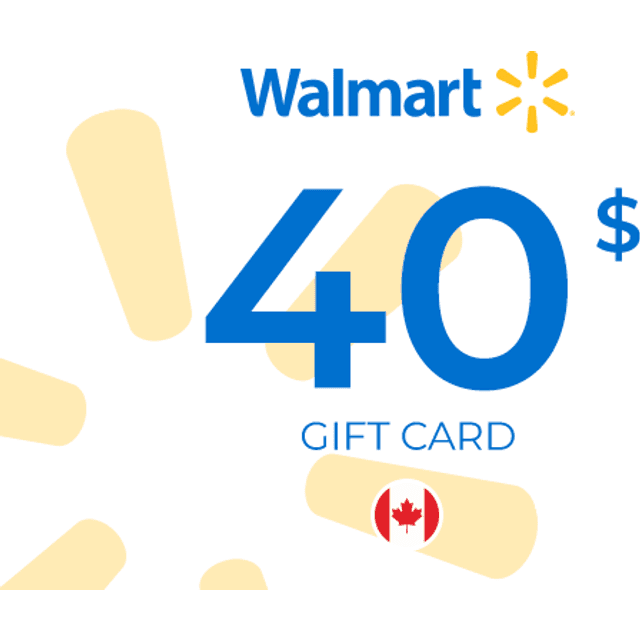Walmart Gift Card 40 CAD