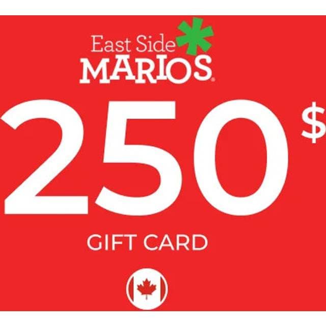 East Side Mario's Gift Card 250 CAD