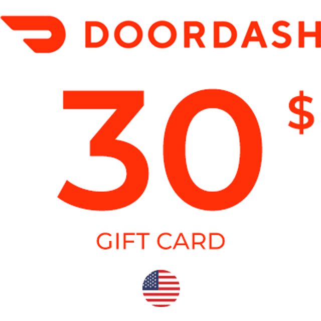 DoorDash Gift Card 30 USD