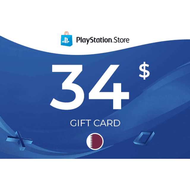PlayStation Gift Card 34 USD QATAR