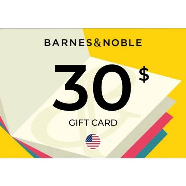 Barnes Noble Gift Card 30 USD