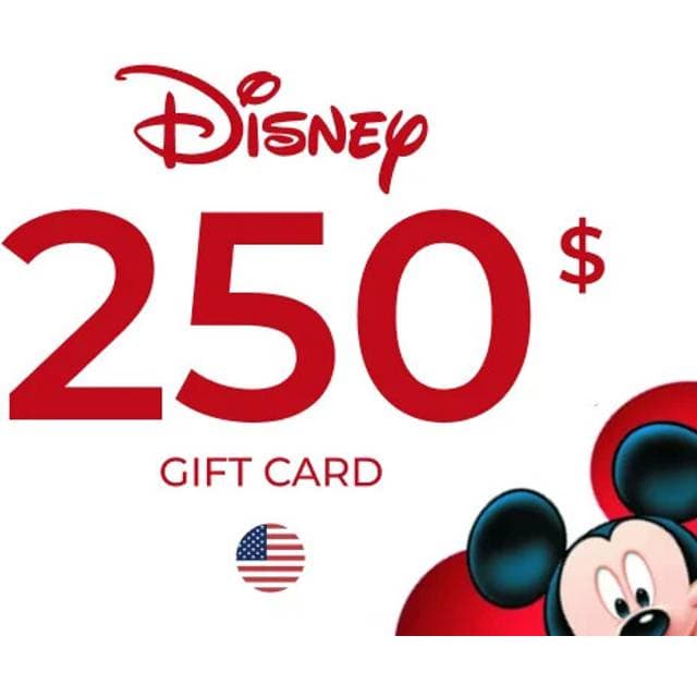 Disney Gift Card 250 USD