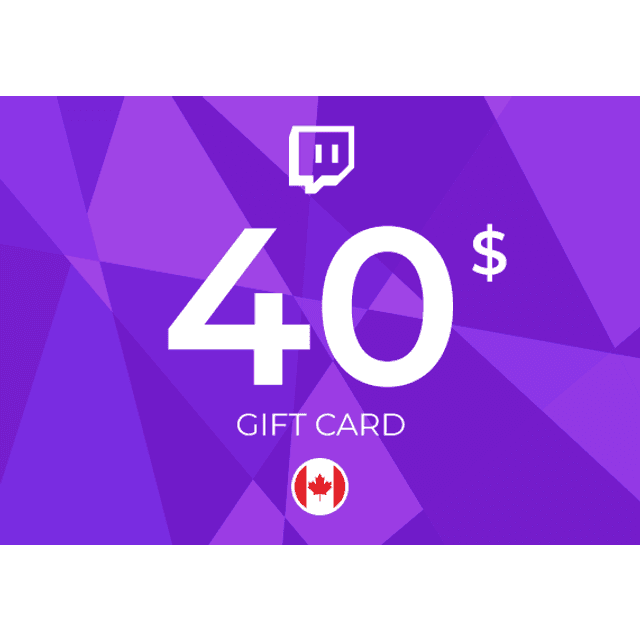Twitch Gift Card 40 CAD