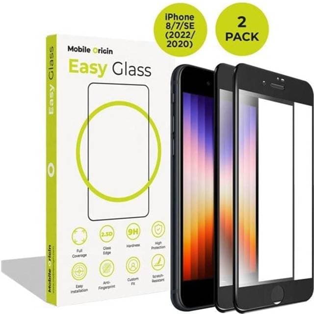 Mobile Origin EasyGlass iPhone 8 7 SE 2 Pack