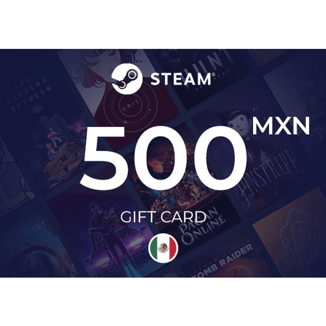 Steam Wallet Gift Card 500 MXN