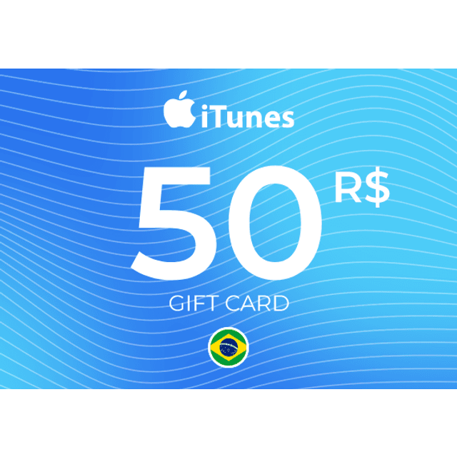 iTunes Gift Card 50 BRL Key Brazil