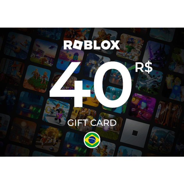 Roblox Card 40 BRL Key Brazil