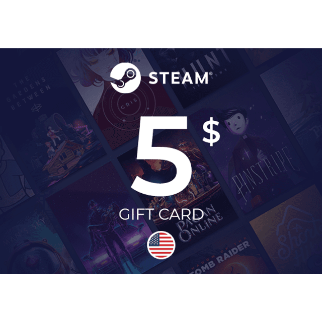 Steam Wallet Gift Card 5 USD