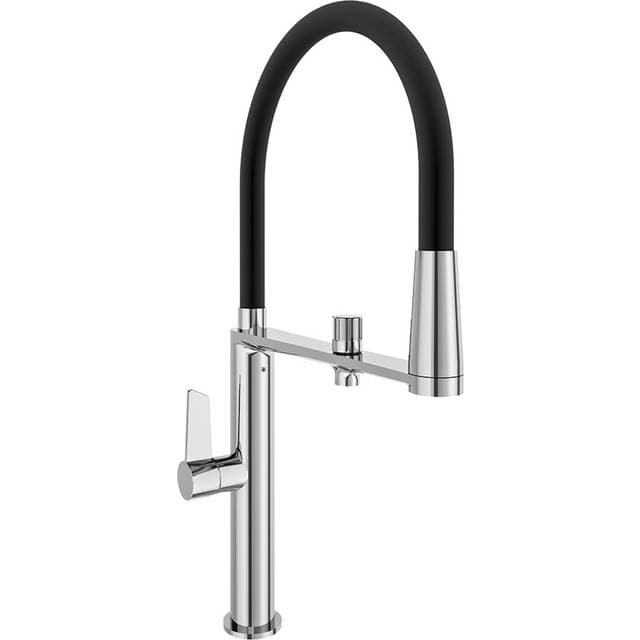 Hill Ceramic Köksblandare Ryvik Krom Blank