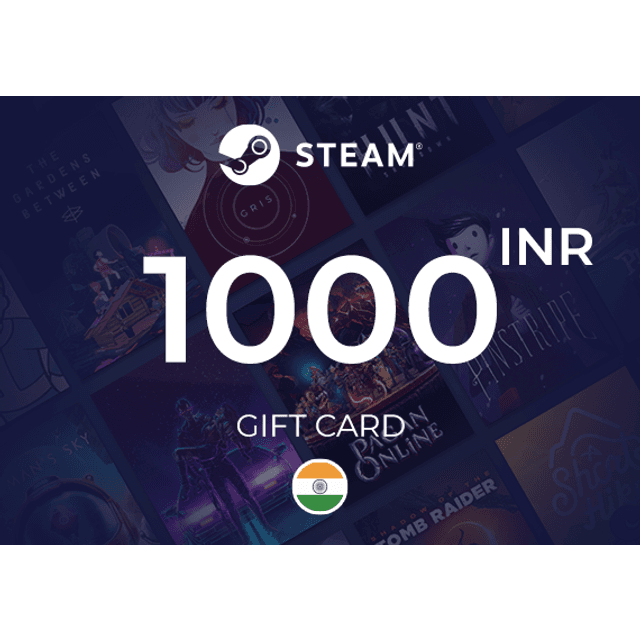 Steam Wallet Gift Card 1000 INR