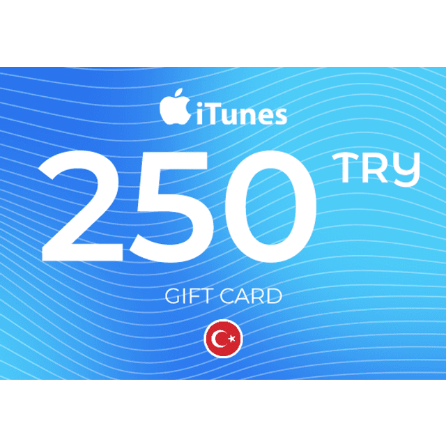 iTunes Gift Card 250 TRY Key Turkey