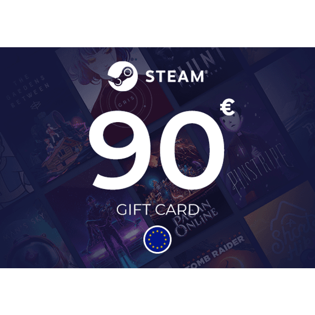 Steam Wallet Gift Card 90 EUR
