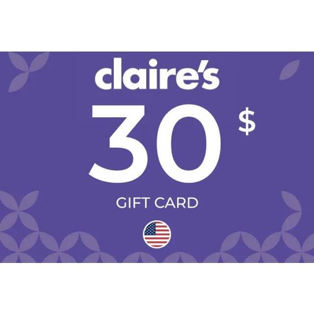 Claire's Gift Card 30 USD