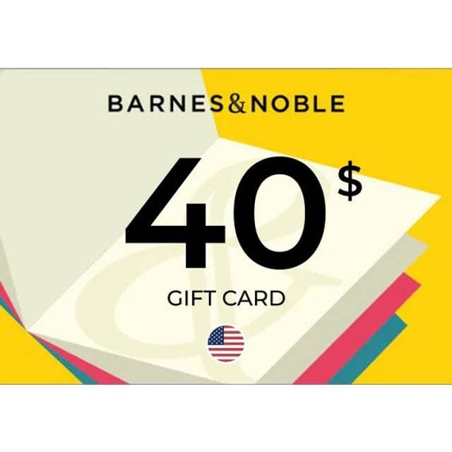 Barnes Noble Gift Card 40 USD