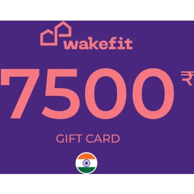 Wakefit Gift Card 7500 INR