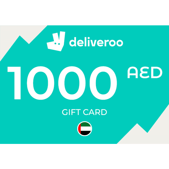 Deliveroo Gift Card 1000 AED