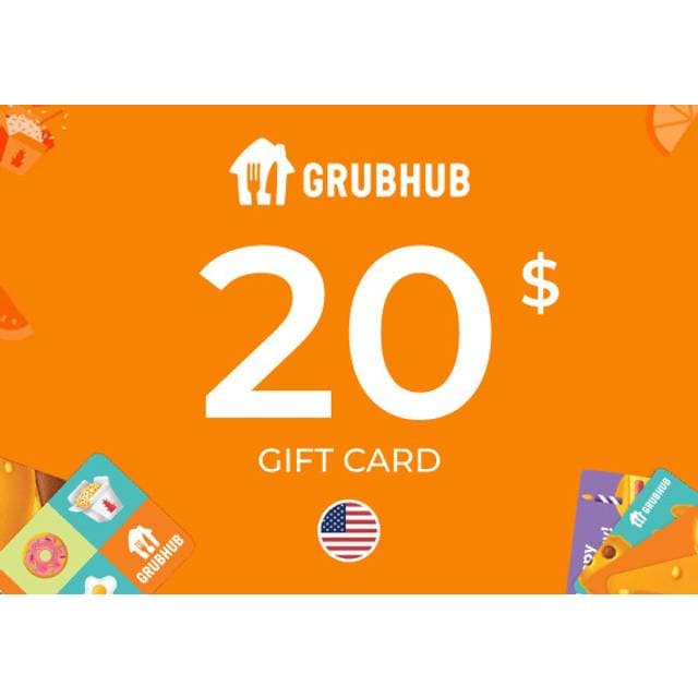 Grubhub Gift Card 20 USD