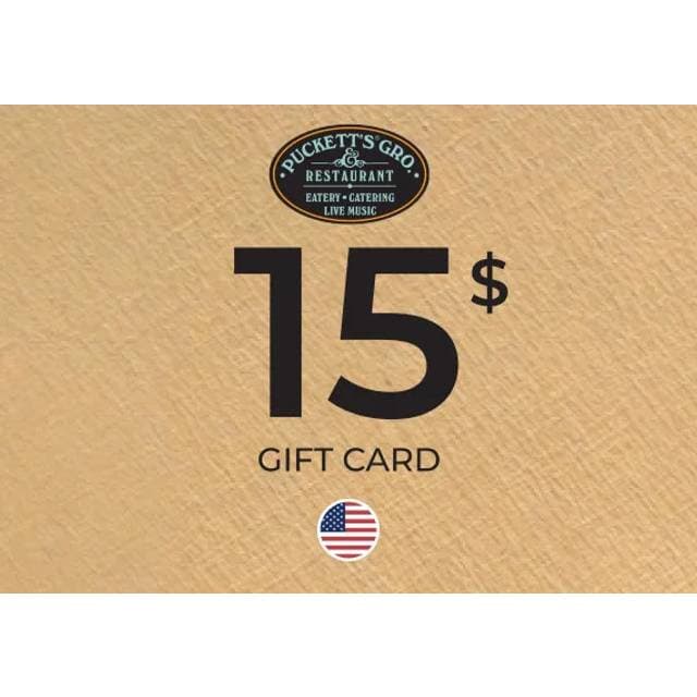 Puckett's Grocery Gift Card 15 USD