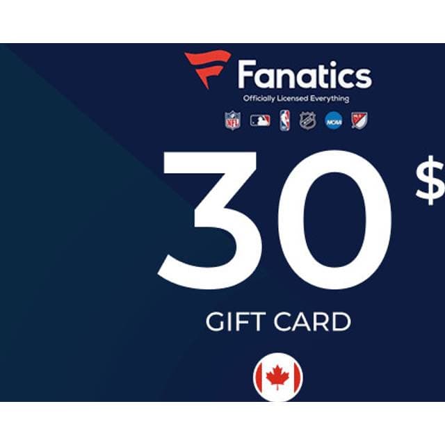 Fanatics Gift Card 30 CAD