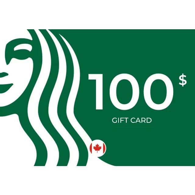 Starbucks Gift Card 100 CAD