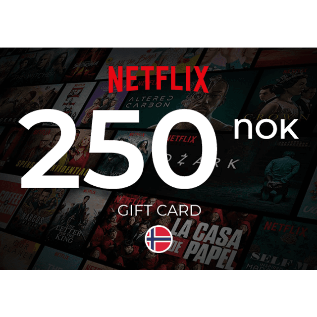 Netflix Gift Card 250 NOK