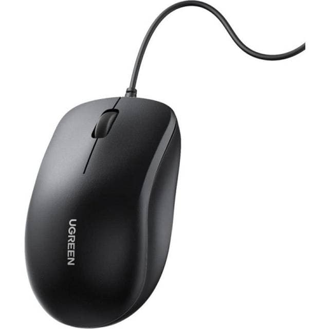 UGREEN Kablet Optisk Mus Sort