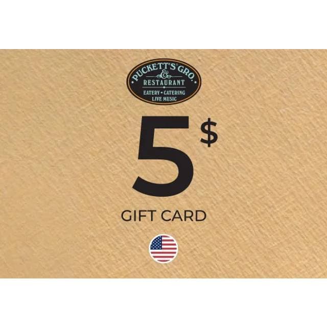 Puckett's Grocery Gift Card 5 USD