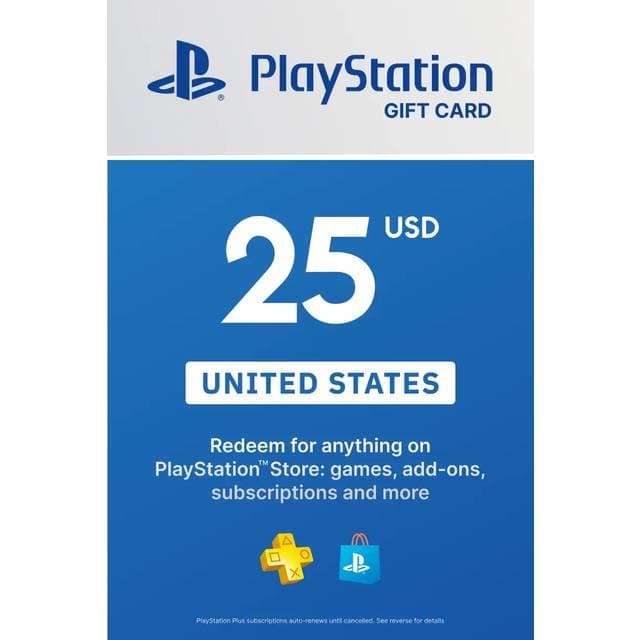 PlayStation Network Card 25 USD
