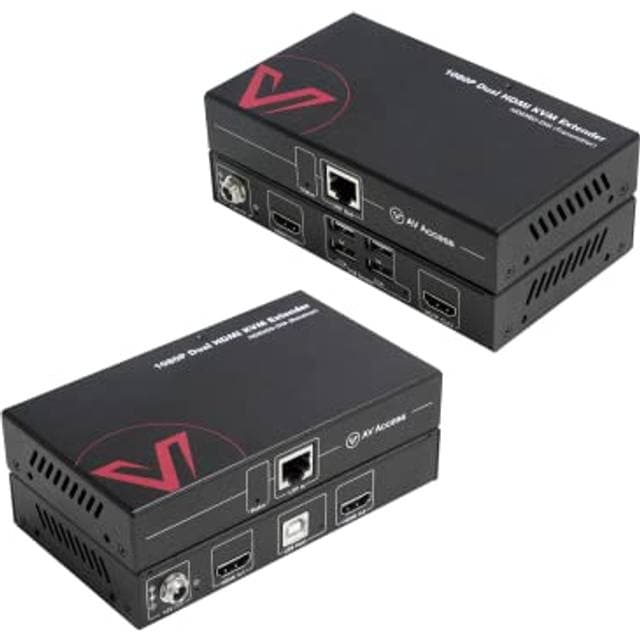 HDMI USB KVM Extender Dual Monitor