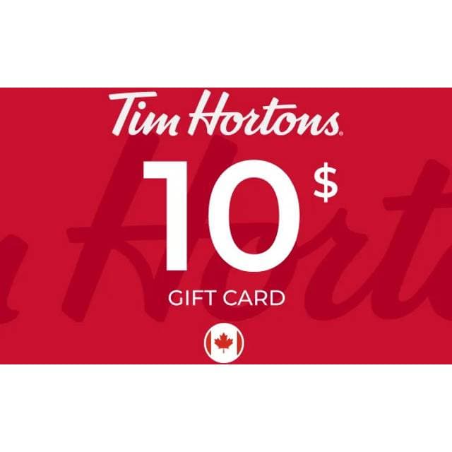 Tim Horton's Gift Card 10 CAD