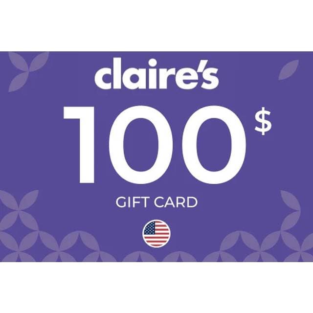 Claire's Gift Card 100 USD