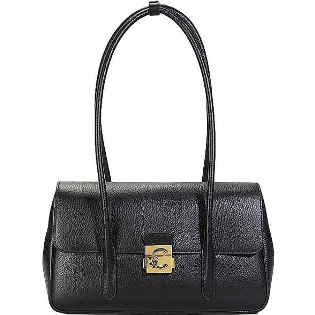 Coccinelle CME Lock Skuldertaske Uld - Sort