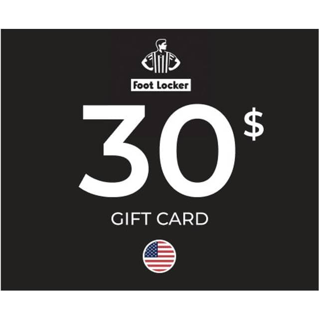 Foot Locker Gift Card 30 USD Key