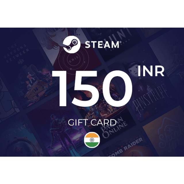 Steam Wallet Gift Card 150 INR